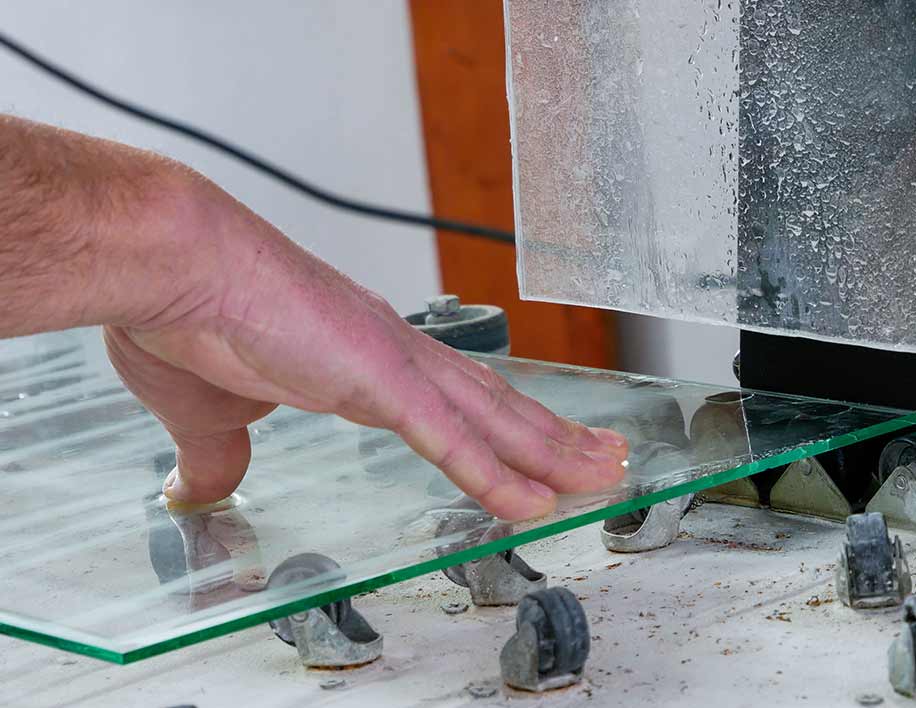 découpe de verre sur mesure
